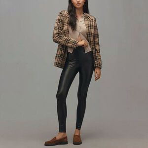 Commando black faux leather leggings high waist women's size medium new NWT M